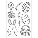 Clear Stamps, Frohe Ostern 1, 8 - teilig