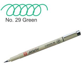 Pigma Brush, grün (29)
