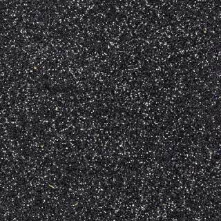 Glitter-Moosgummi, CreaSoft, 20x30cm, schwarz