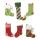 Sticker Mix Christmas Stockings, Weihnachtssocken