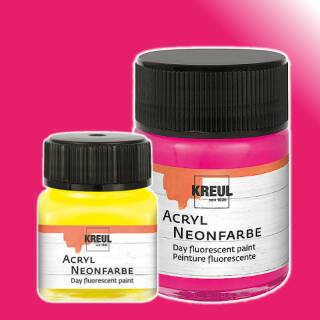 KREUL Acryl Neonfarbe, Neonpink, 20 ml