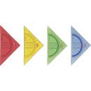 Geometrie-Dreieck 16cm bruchsicher farbig