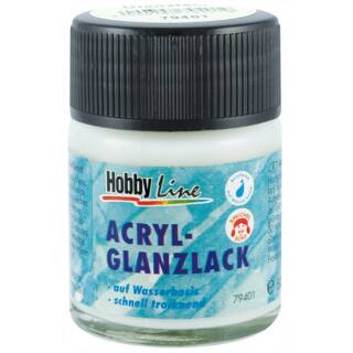 Acryl-Glanzlack, transp. auf Wasserbasis