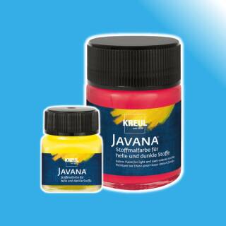 Stoffmalfarbe Hellblau, Javana, für helle und dunkle Stoffe