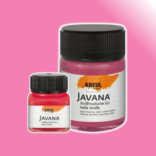 Stoffmalfarbe "Rosa", Javana, für helle Stoffe