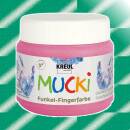 MUCKI Funkel-Fingerfarbe Smaragd-Grün 150 ml
