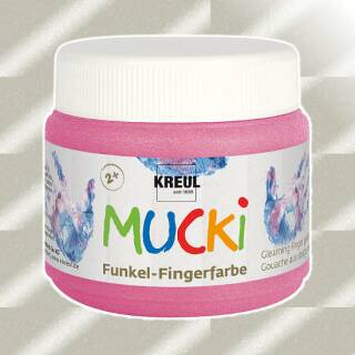 MUCKI Funkel-Fingerfarbe Drachen-Silber 150 ml