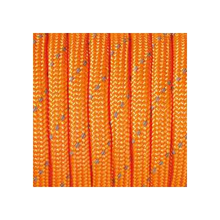 Paracord, 4 mm x 50 m, orange reflektierend