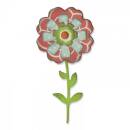 Sizzix Thinlits Schablonen-Set, Flower layers & stem,...